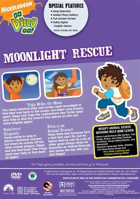 Go Diego Go!: Moonlight Rescue (DVD 2007) | DVD Empire