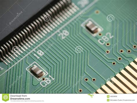 Digital Circuit Board stock photo. Image of technology - 48359808