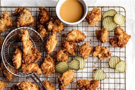 Crispy Chicken Nuggets with Tangy Dipping Sauce - Cooking with Cocktail ...