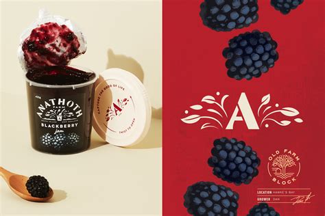 Anathoth Farm Rebrand Is All About The Jam | Dieline - Design, Branding ...