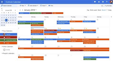 Microsoft announces redesigned Outlook.com calendar experience ...