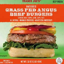 Trader Joe's Uncooked Grass Fed Angus Beef Burgers Reviews - Trader Joe's Reviews