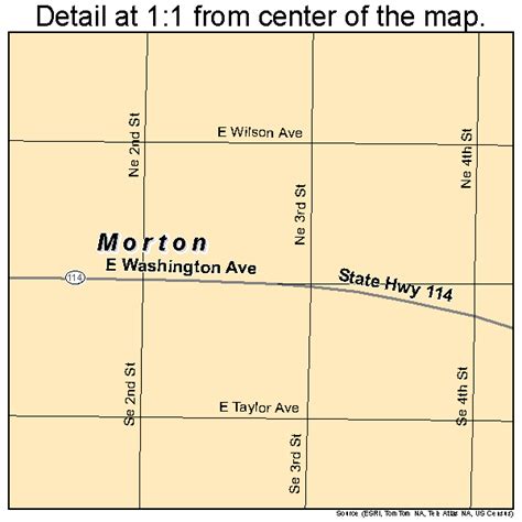 Morton Texas Street Map 4849464