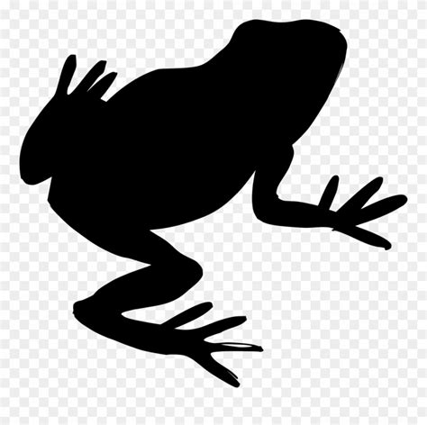 Download Png - Frog Stencil Clipart (#3694189) - PinClipart