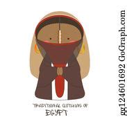 150 Traditional Clothing Of Egypt Clip Art | Royalty Free - GoGraph