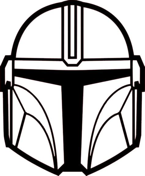 Mandalorian Helmet Vinyl Decal - Etsy | Idées de tatouages, Biscuits décorés, Art plastique