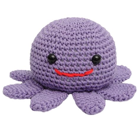 Stuffed Animals & Plushies Toys & Games Crochet Octopus Plush Fidget ...