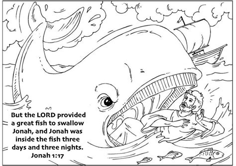 Jonah and the Whale Coloring Page - Etsy Israel