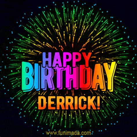 New Bursting with Colors Happy Birthday Derrick GIF and Video with ...