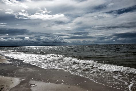 Free stock photo of beach, black and white, landscape