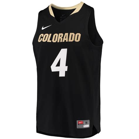 Colorado Buffaloes College Replica Basketball Jersey – Black 2019 ...