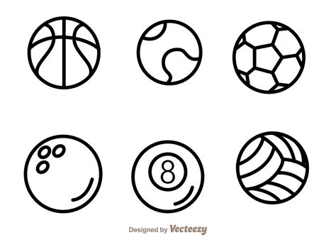 9 best ideas for coloring | Sports Balls Drawings