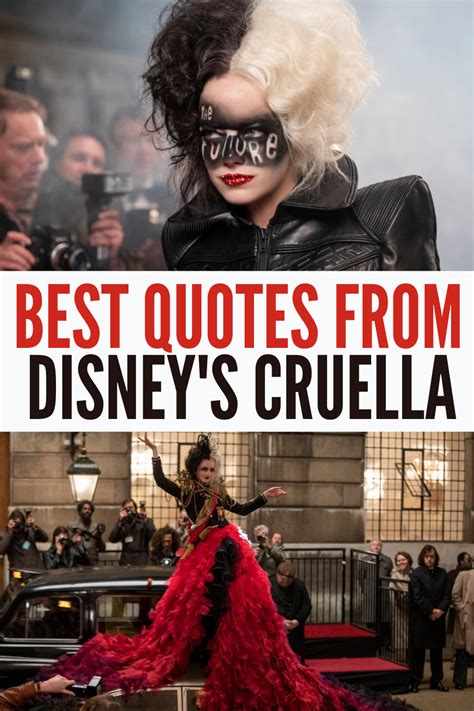 Best Movie Quotes from Disney's Cruella 2021 starring Emma Stone and Emma Thompson #Cruella New ...