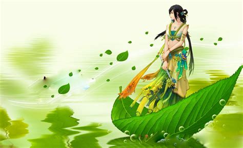 Wallpaper : 1920x1178 px, fantasy art, fantasy girl, leaves 1920x1178 - CoolWallpapers - 1432817 ...