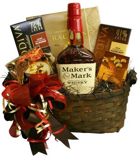 Gift Basket Experts: Makers Mark Bourbon Whiskey Gift Basket