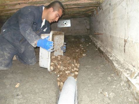 crawl-space-drainage-system | Waterproofing basement, Crawlspace, Drainage