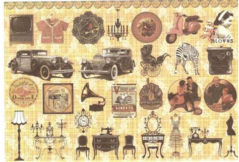 Vintage Stickers Scrapbooking - Stickers Scrapbooking/Stickers Scrap - MaGommette | Scrapbook ...