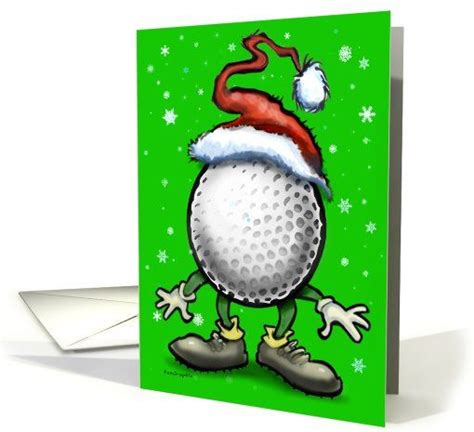 Golf Christmas card | Christmas golf, Christmas holiday cards, Postcard ...