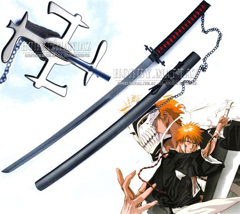 Bleach Ichigo Kurosaki Bankai Tensa Zangetsu Sword - 142cm | Hobby Maniaz