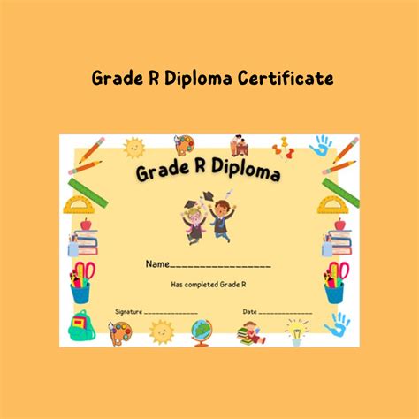 Grade R Diploma Certificate • Teacha!