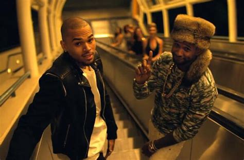 Watch: Chris Brown & Usher Shoot 'New Flame' Video - That Grape Juice