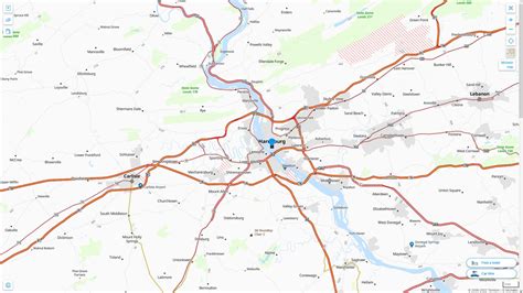 Harrisburg Pennsylvania Map - United States