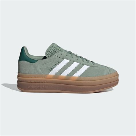 adidas Gazelle Bold Shoes - Green | Women's Lifestyle | adidas US