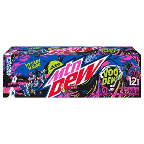 Mountain Dew® Voo Dew Mystery Flavor Soda Cans, 12 pk / 12 fl oz - Fred ...