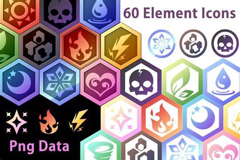 Element Icons | 2D GUI | Unity Asset Store