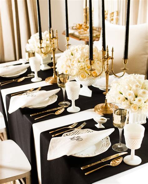 Art Deco Wedding Decor | Gold table setting, Wedding table settings ...