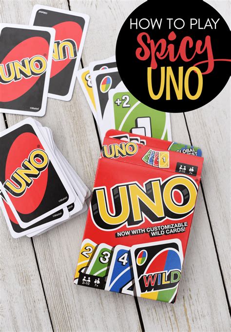 How to Play Spicy Uno - Crazy Little Projects