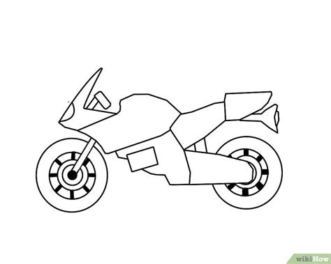 Come Disegnare una Motocicletta: 13 Passaggi