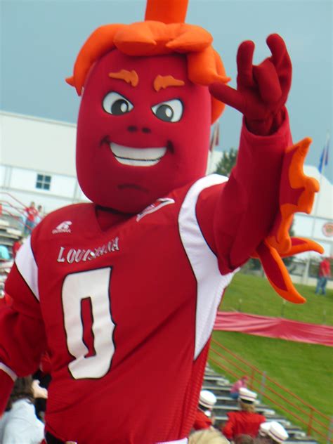 UL Lafayette vrs Troy - Cayenne | UL Lafayette's mascot - Ca… | Flickr