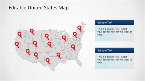 United States Map Template for PowerPoint - SlideModel