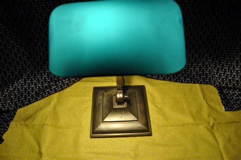 Antique Emeralite Bankers Desk Lamp Green Shade Model 8734 | eBay