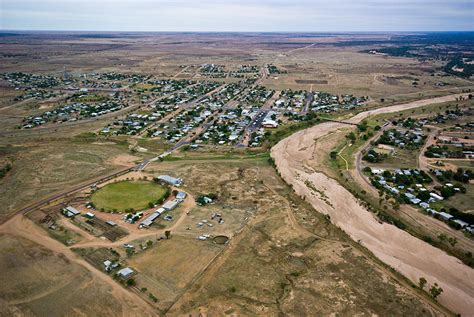 The remote outback town of Hughenden nests beside the Flinders Ranges