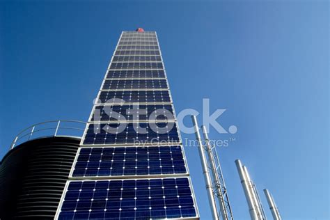 Solar Panel At Industrial Plant Stock Photo | Royalty-Free | FreeImages