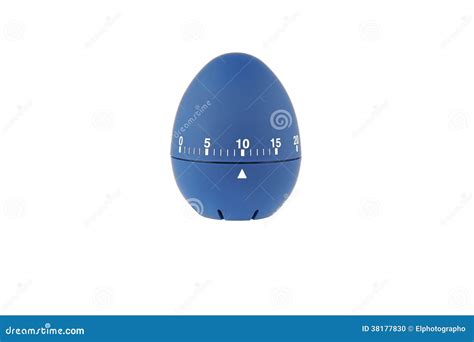 Blue Egg Timer for Boiled Eggs 10 Minutes Countdown Stock Photo - Image ...