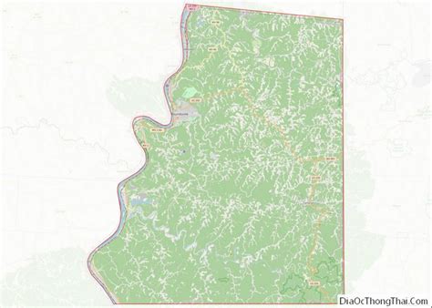 Map of Marshall County, West Virginia