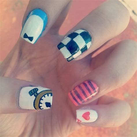 Alice in Wonderland Nail Art | Melanie B.'s (MelTamara) Photo | Beautylish