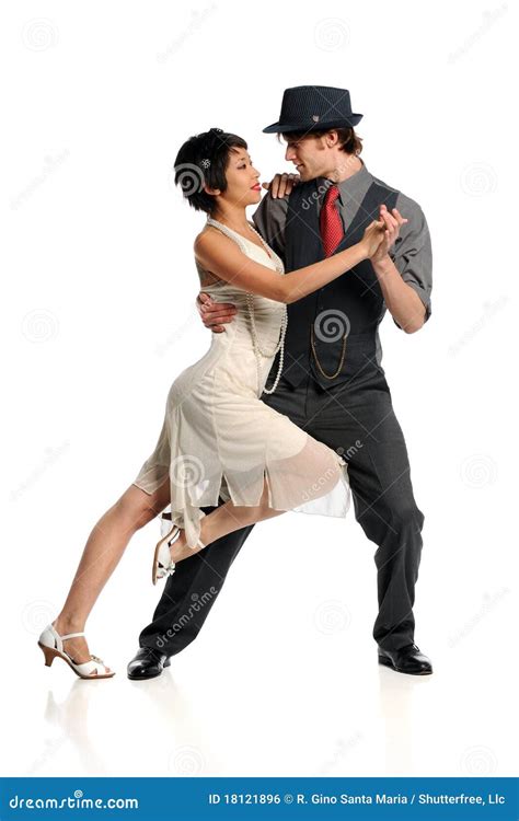 Couple Dancing Tango Royalty Free Stock Image - Image: 18121896