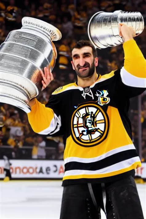 patrice bergeron holding the stanley cup boston bruins | Stable ...