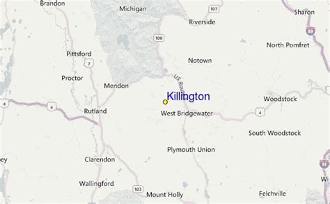 Killington Ski Resort Guide, Location Map & Killington ski holiday accommodation