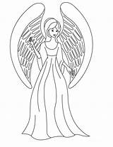 Guardian Angel Coloring Page  Free Printable Pages sketch template