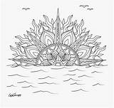 Sunset Coloring Pages For Adults  Free Transparent Clipart ClipartKey sketch template
