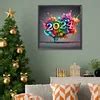 Colorful New Year 2024-Full Round Diamond Painting 30*30CM