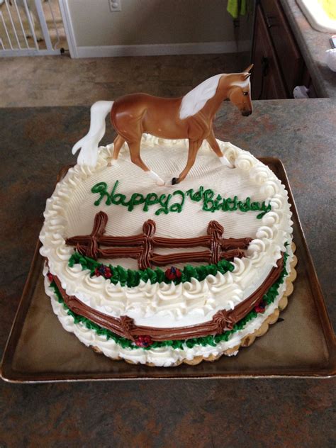 Horse Birthday Cake