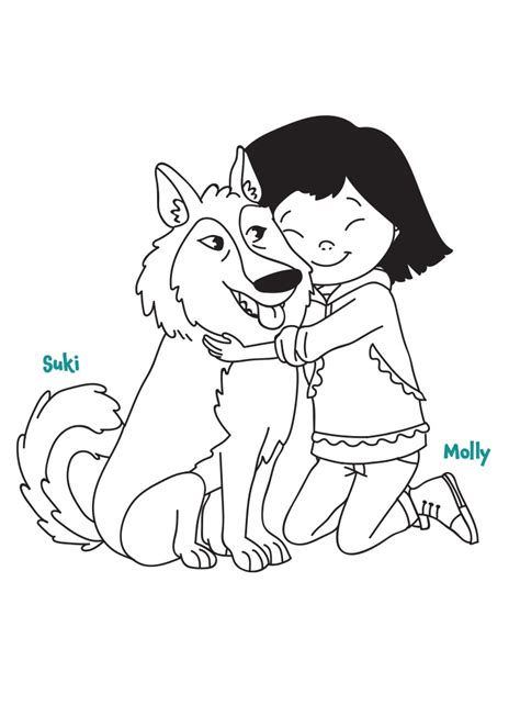 Molly and Her Friends Coloring Page - Free Printable Coloring Pages for ...