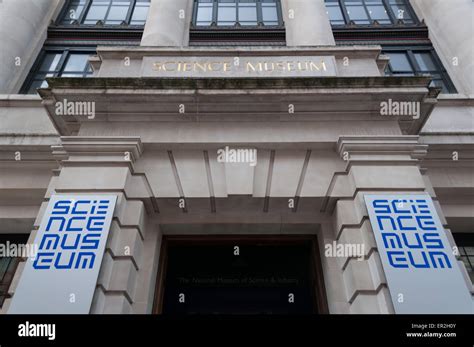 London Science Museum entrance Stock Photo - Alamy