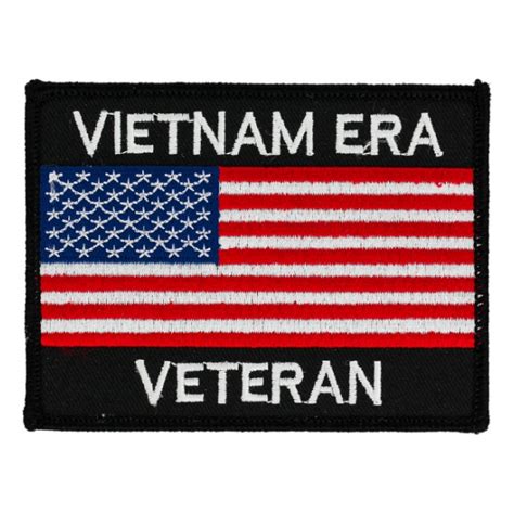 Vietnam Era Veteran Patch with American Flag | Flying Tigers Surplus